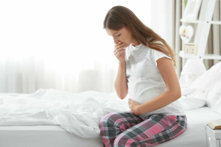 Mẹ bầu có thể bị ốm nghén nặng từ tuần thứ 5-7 của thai kỳ